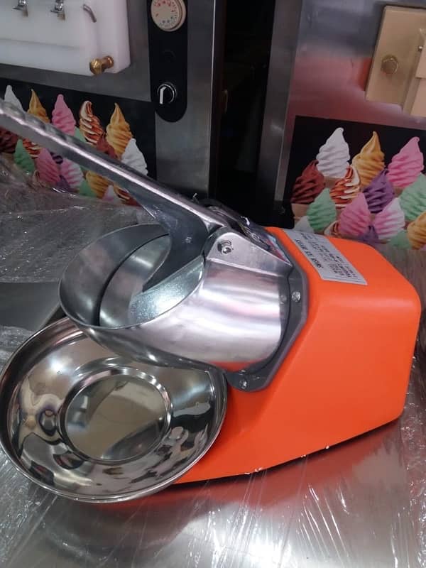 Chocolate fountain Cone maker Tawa Ice cream pizza cone machine coffee 6