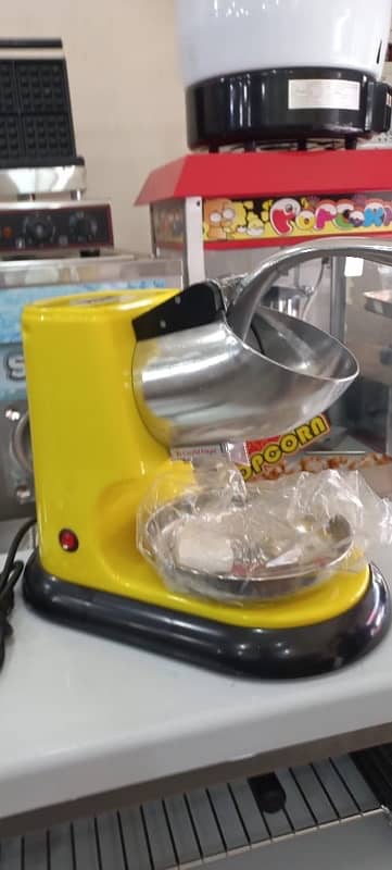 Chocolate fountain Cone maker Tawa Ice cream pizza cone machine coffee 8