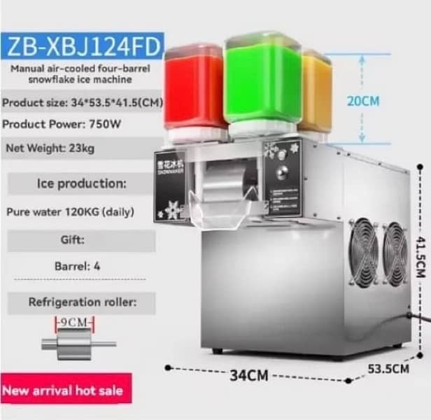 Bingsu snowflake Ice Machine Slush Tawa Machine Ice Maker Pizza Oven 5