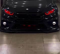 civic x front lights Rgb