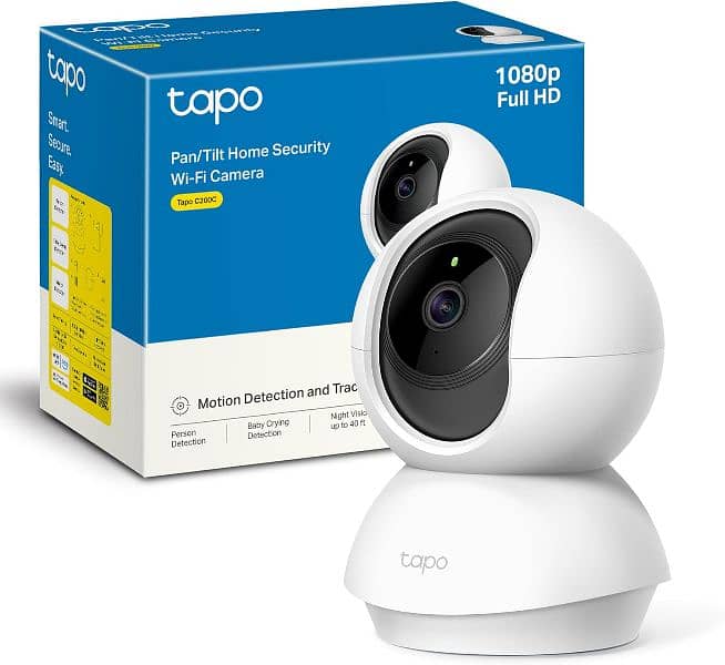 Tapo C200 Indoor Wi-Fi Camera FHD, Security & Surveillance Camera 0