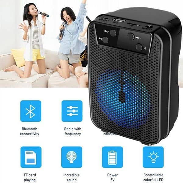 Bluetooth 5.3 MP3 Function Stereo Speaker 0