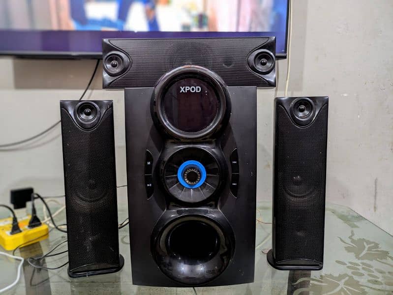 Xpod 3.1 bluetooth speakers with subwoofer 1