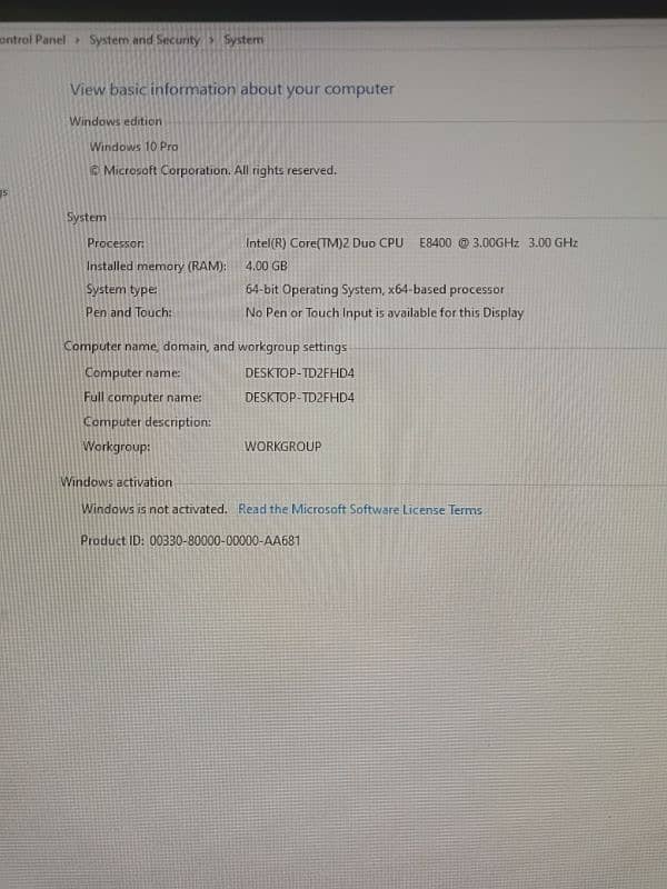 Intel core 2 duo 1