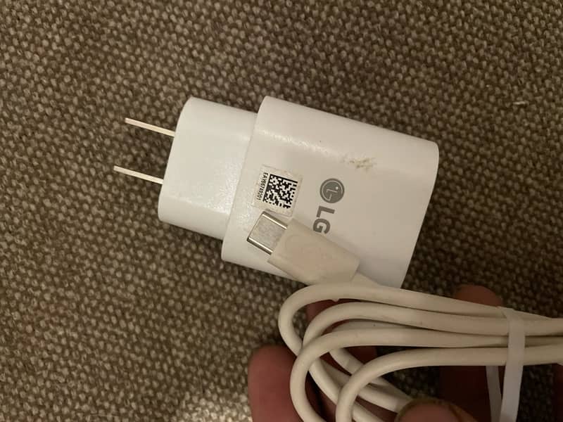LG V60 Think ka 100% Original Box Pulled Charger 0