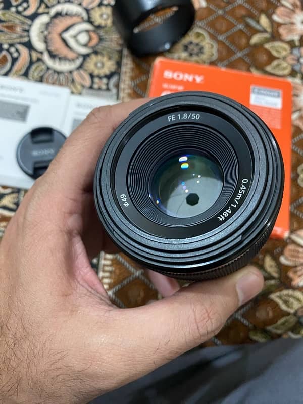 Sony FE 50mm 1.8 E-Mount lens for full frame camera O3l7.4OO47O7 8