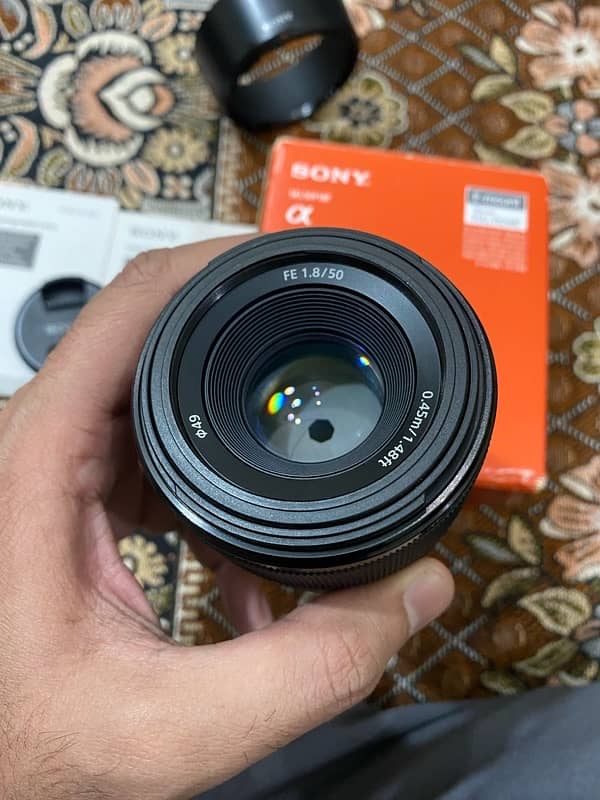 Sony FE 50mm 1.8 E-Mount lens for full frame camera O3l7.4OO47O7 9