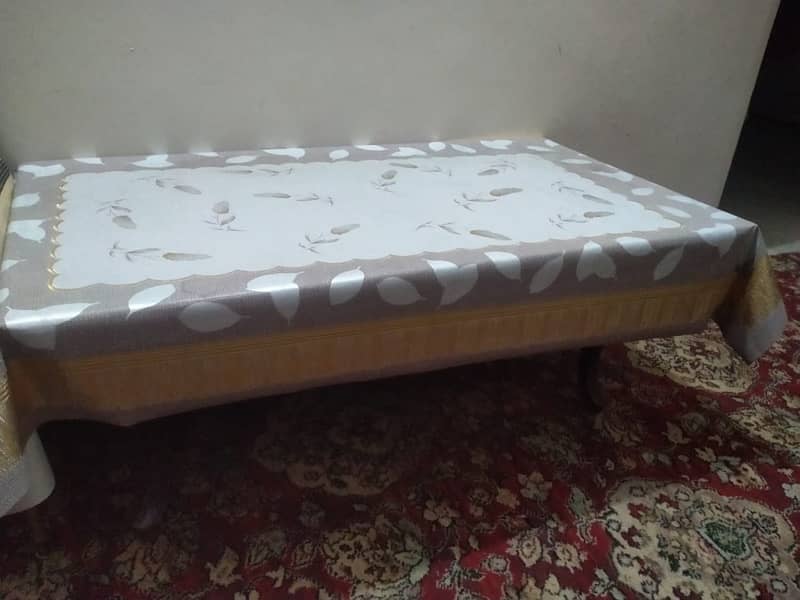 5 seater sofa set with table sheesham wood 1