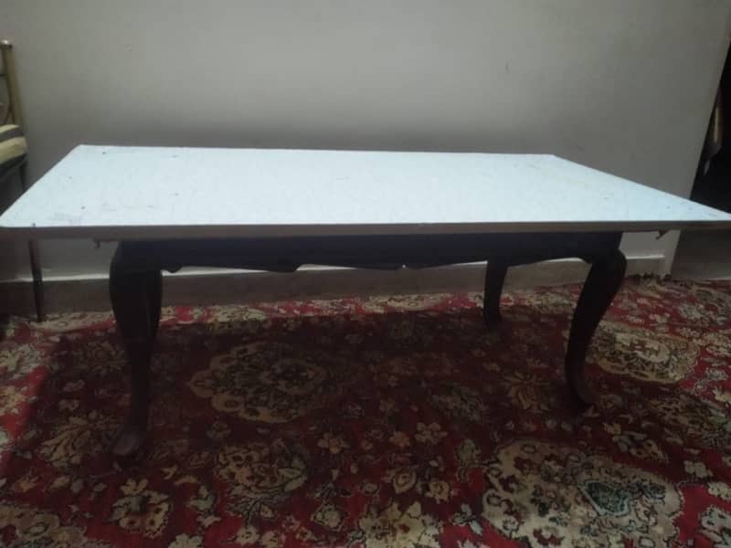 5 seater sofa set with table sheesham wood 4
