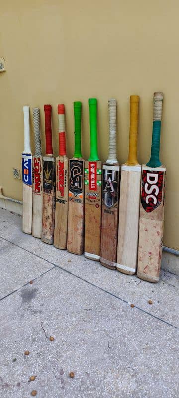 pure English willow top grade used bats available in low prices 4