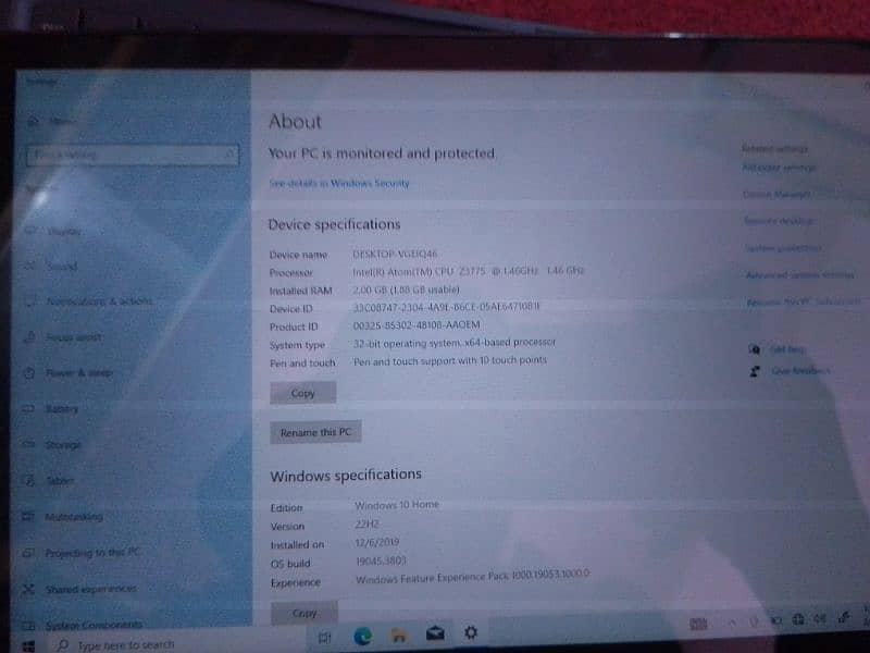 ASUS 2GB RAM 64GB ROM windows 10 operating system 5