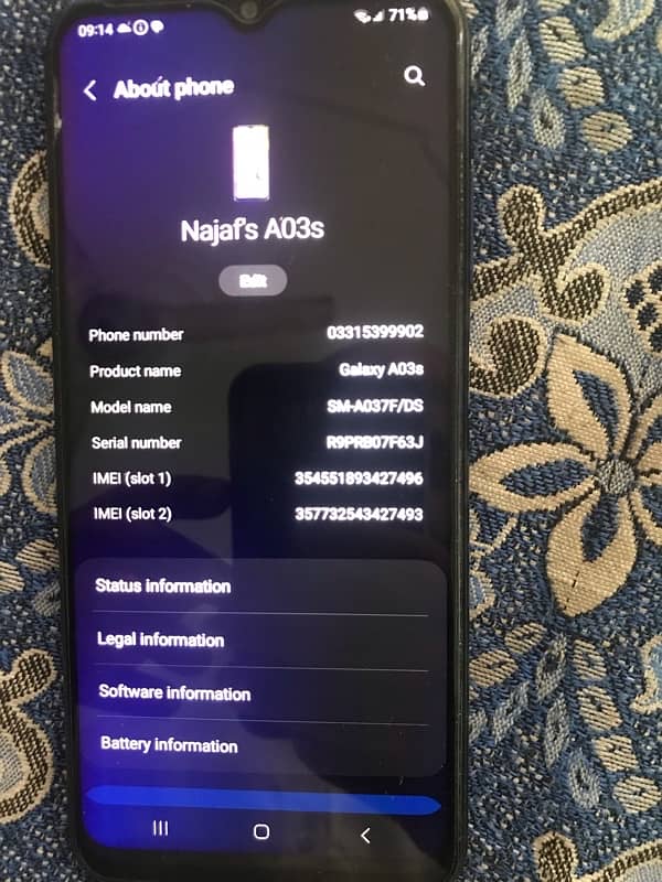 Samsung A03S 4/64 3