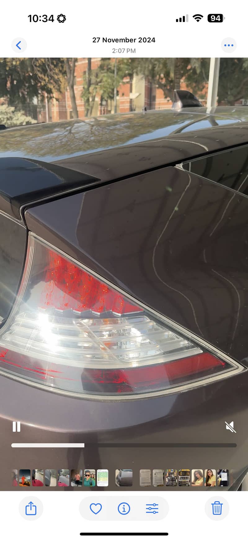 Honda CRZ 2012 model 2015 number 10