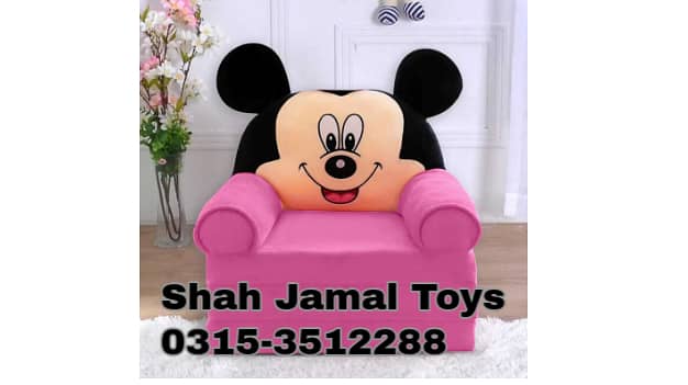 Kids sofa, plush chair, Mikey Mouse sofa, toddler seating, stuff toys 1