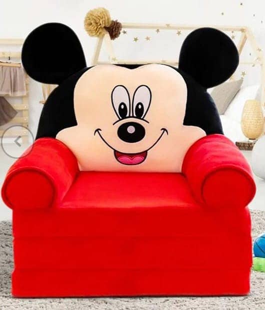 Kids sofa, plush chair, Mikey Mouse sofa, toddler seating, stuff toys 4