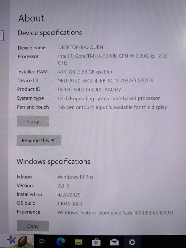 Dell Latitude E5450 Core I5 5th Gen 5