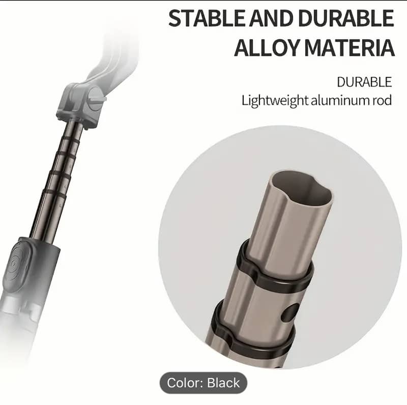QAML Head Stabilizer Tripod, USB Charging, ABS Material, 270° Swivel 6