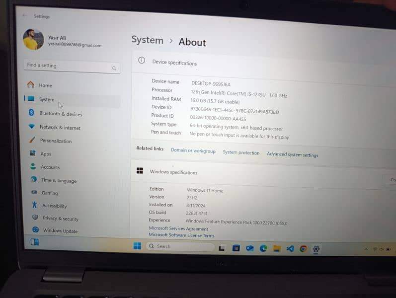Dell i5 12th generation 3