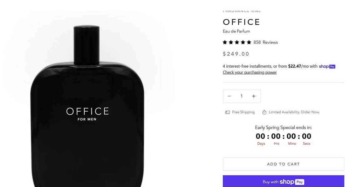 Office men Perfume 100 ml with box dior creed polo YSL BDC 1