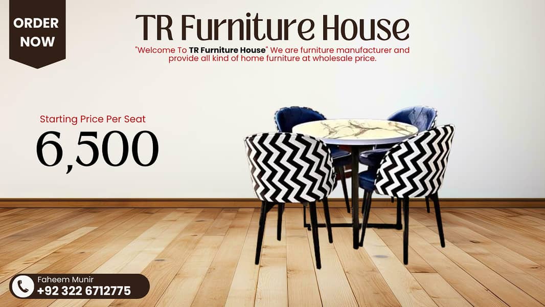 dining table / dining table with dining chairs / 6 seater dining table 1