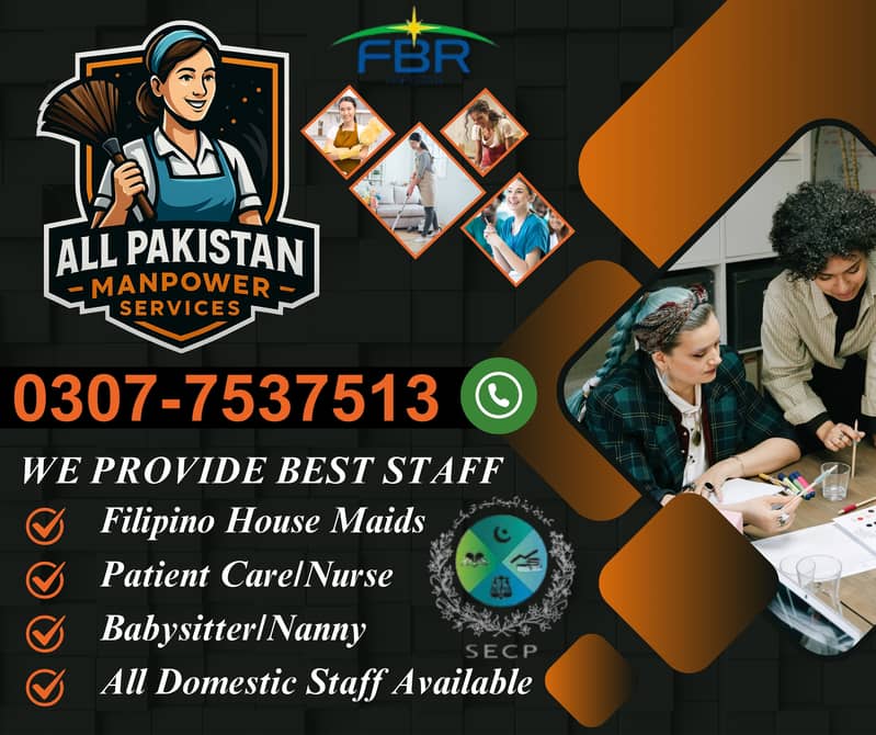 We Provide All Domestic Staff Maid , Nanny , Cook,Chef , Driver Helper 3