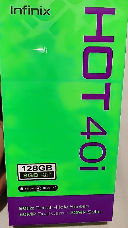 Infinix hot 40i with box 2