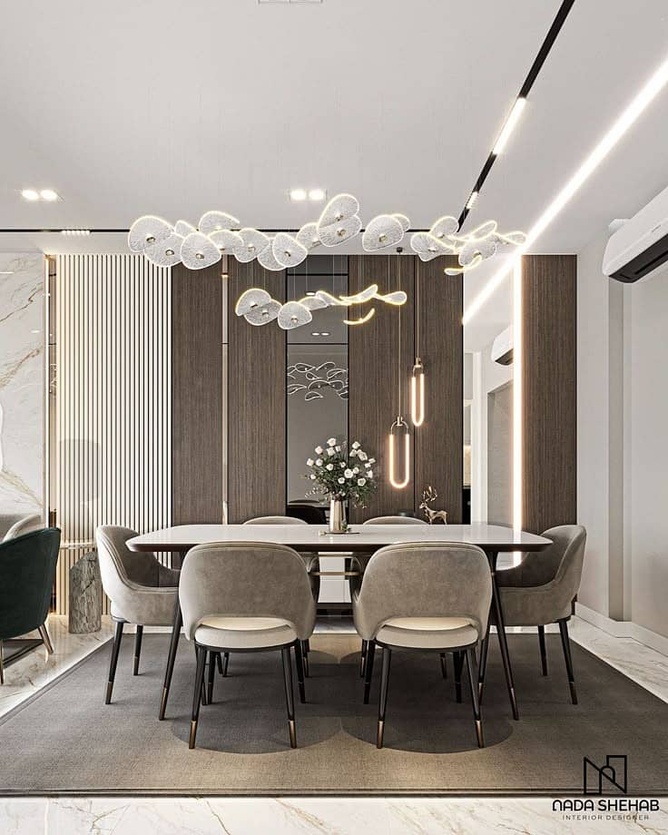 cafe dining table - 6 seater dining table - dining table with chair 8
