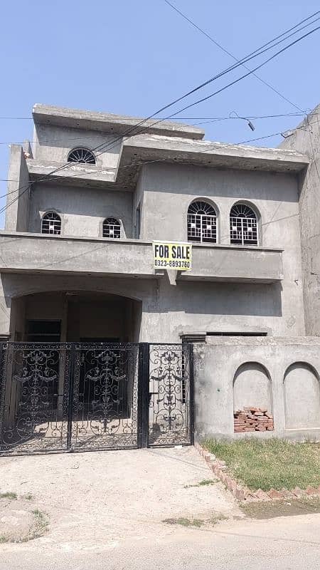 5 Marla 2.5 story gray structure house for sale 0
