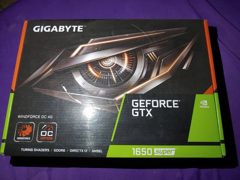 gaming graphics card gtx 1650 super oc+ 1