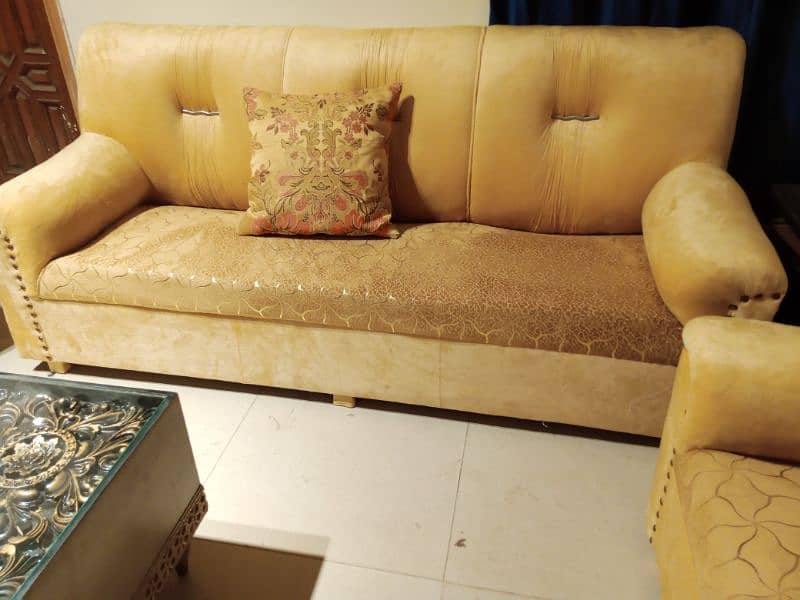 wooden arms sofa set 3 2 1 seater call 03124049200 2