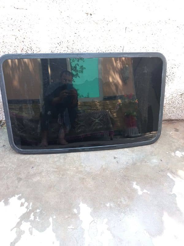prado sunroof glass 0