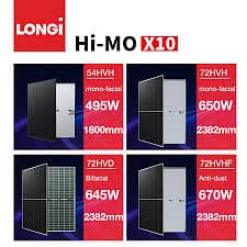Longi solar panel  himo6 X/ Himo 7 4