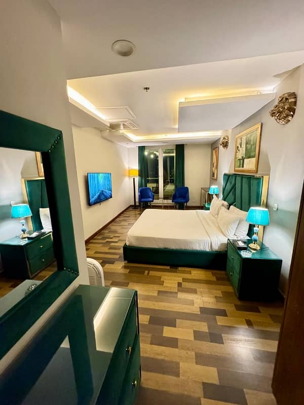 One Kanal Double Storey Fully Furnished 6 Beds Drawings Lounge At Prime Location 0