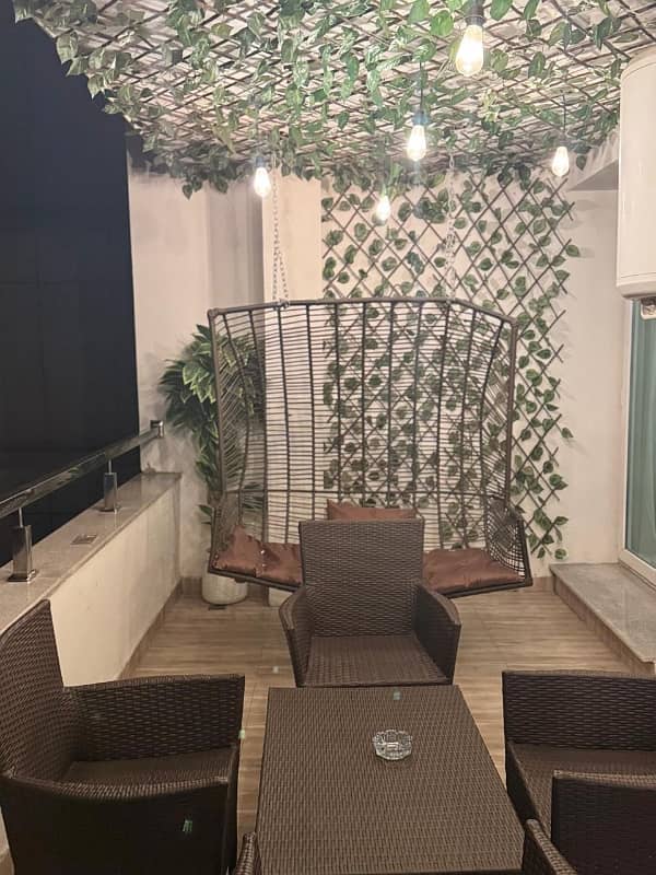 One Kanal Double Storey Fully Furnished 6 Beds Drawings Lounge At Prime Location 4