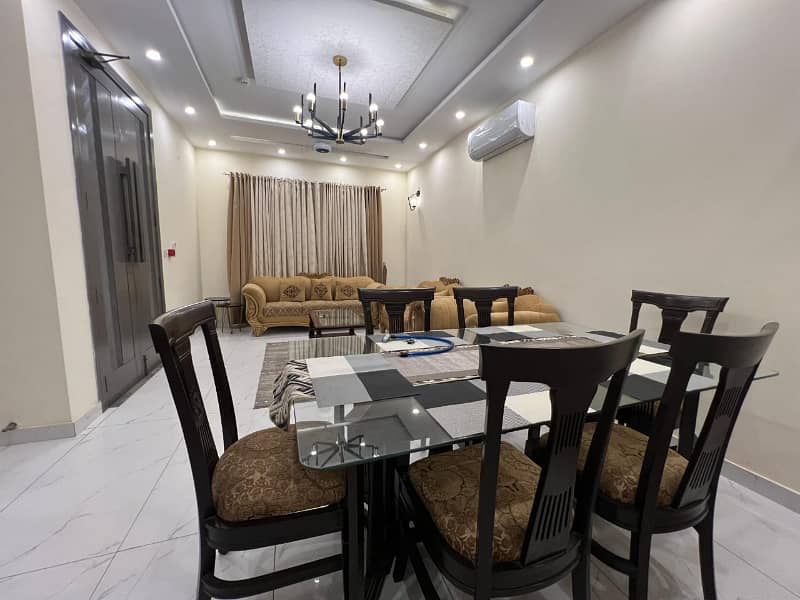 One Kanal Double Storey Fully Furnished 6 Beds Drawings Lounge At Prime Location 11