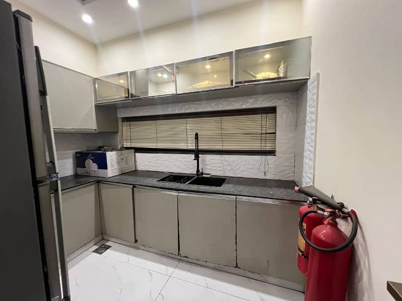 One Kanal Double Storey Fully Furnished 6 Beds Drawings Lounge At Prime Location 12