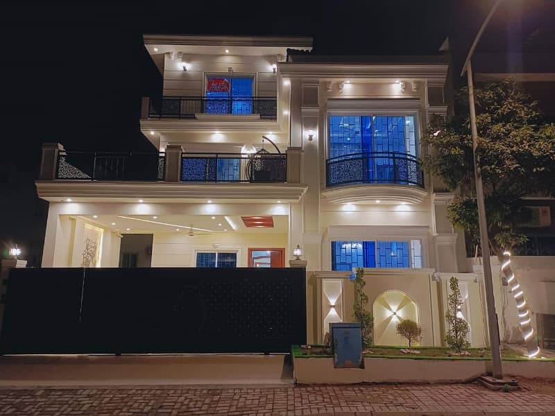 10 marla Double Unit Brand New House. Available For Sale in Top City Block d Islamabad. 2
