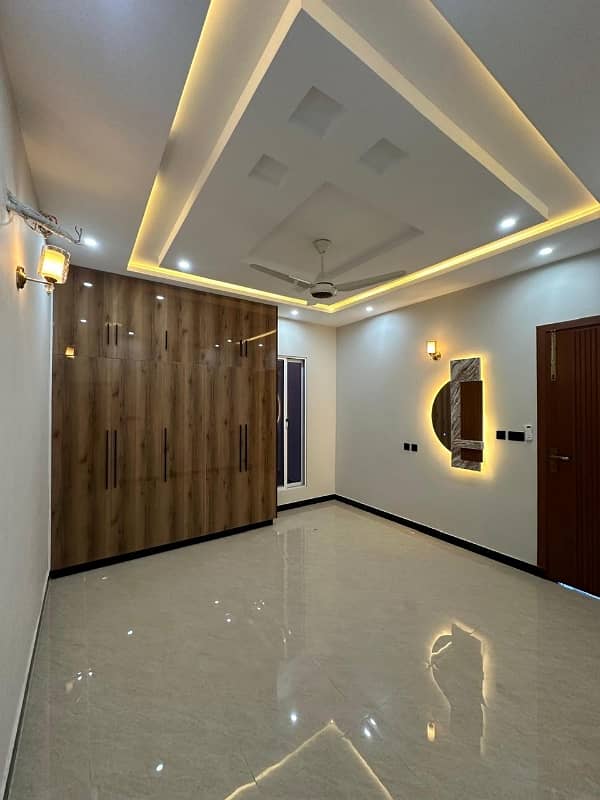 10 marla Double Unit Brand New House. Available For Sale in Top City Block d Islamabad. 12