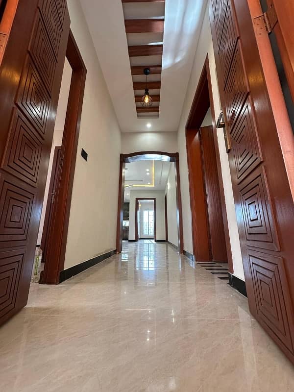 10 marla Double Unit Brand New House. Available For Sale in Top City Block d Islamabad. 13