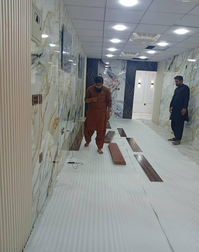 pvc folding doors/window blinds/wall picture/false ceiling/wall panels 2