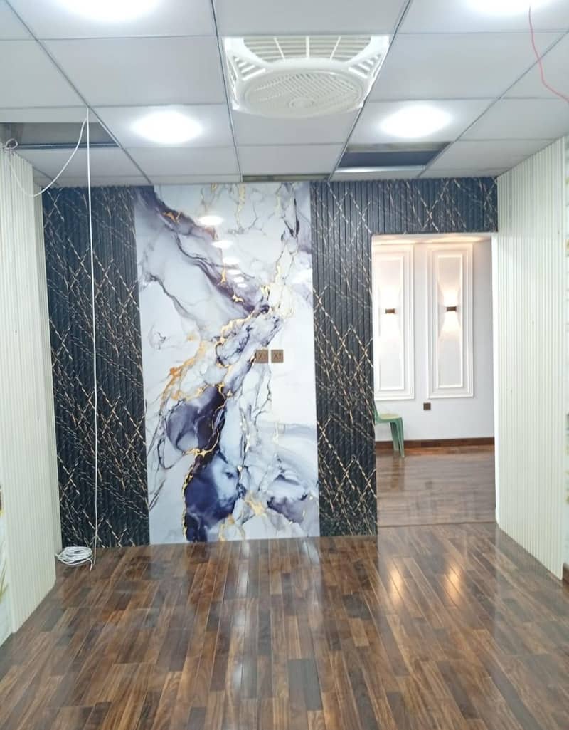 pvc folding doors/window blinds/wall picture/false ceiling/wall panels 7