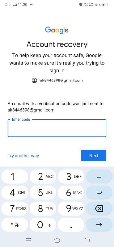 assalamu alaikum mujhe apni email recover karvani hai 0
