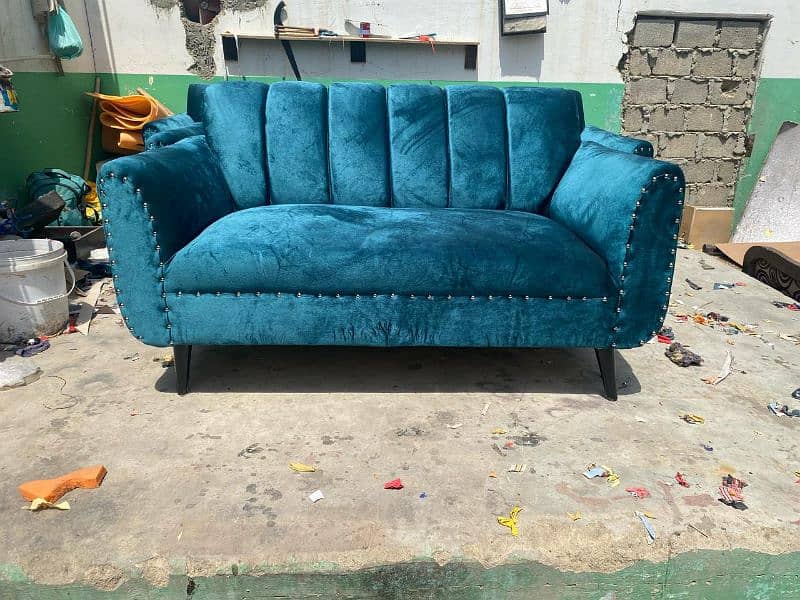 new sofa 7 seater with used table 3