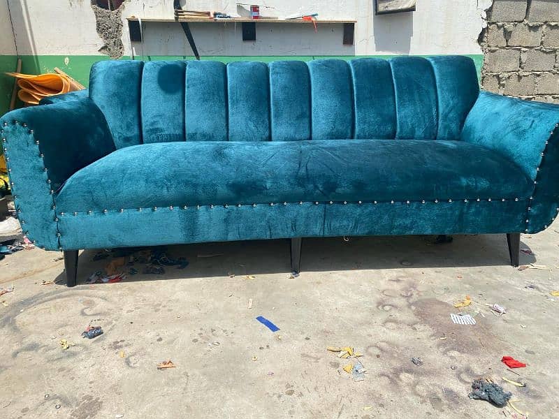 new sofa 7 seater with used table 4