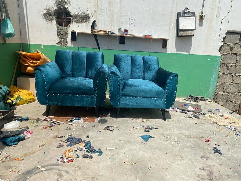 new sofa 7 seater with used table 5