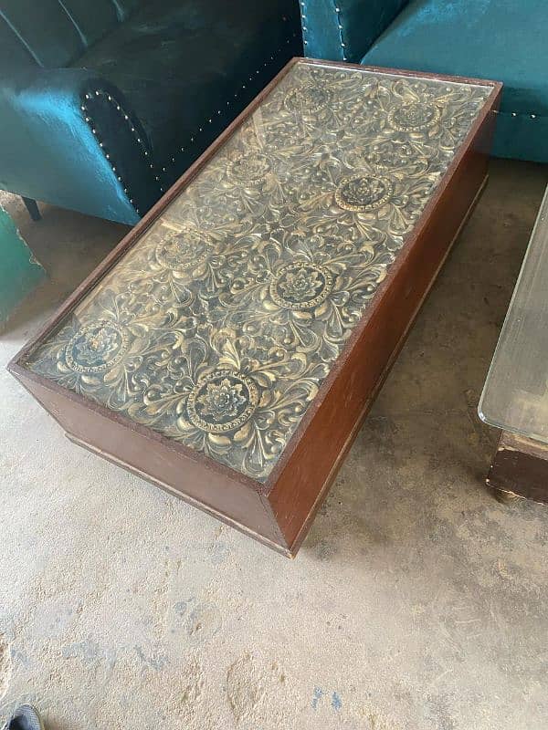 new sofa 7 seater with used table 6