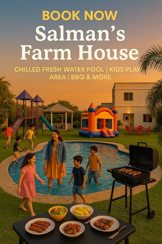 Farm house in lahore for rent 0