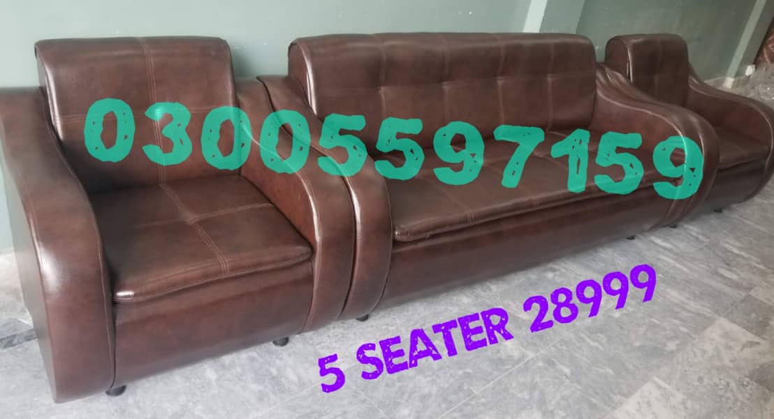8dj sofa set 5 seater and single desgn couch waiting chair center 2