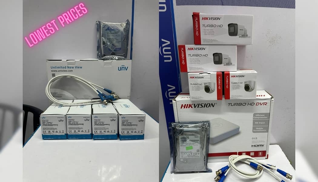 UNV Hikvision Cctv camera / cctv Cameras / Security Cameras HD quality 0