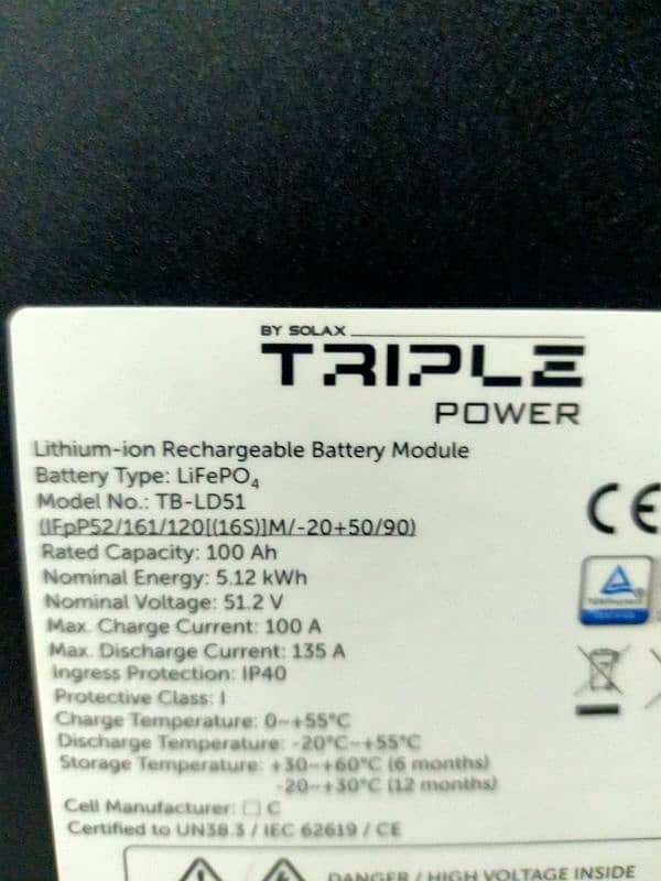 Solax IP40 ( 48 Volt 100 ah ) Lithium ion Batteries Stock Available 2